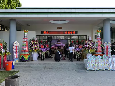 奠禮會場整體布置(示意圖僅供參考)