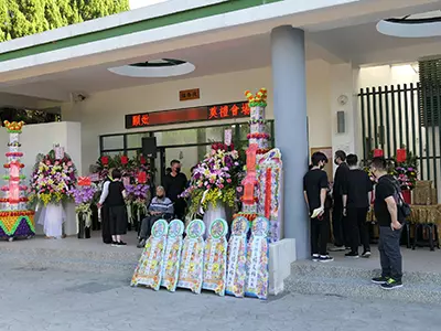 奠禮會場整體布置(示意圖僅供參考)